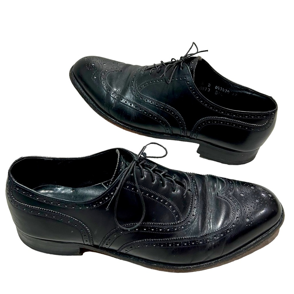 Daniel Forbes Black Leather Dress Shoes